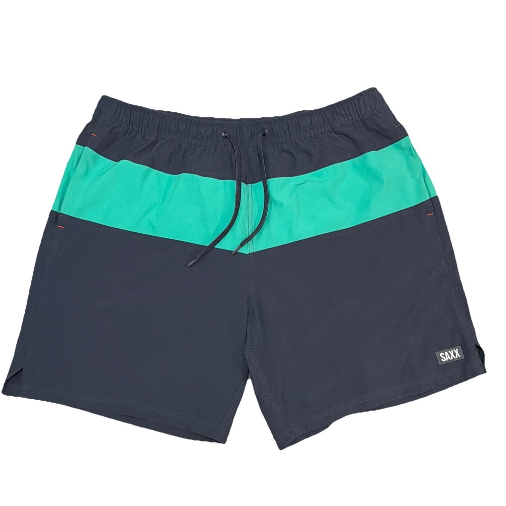 Saxx Swim Trunks Hybrid Shorts Men XL (36-40x7) Oh Buoy 2N1 Lined Ballpark Pouch